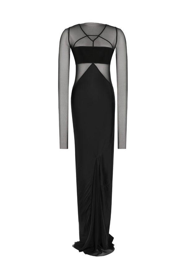 Abito Combo Gown Dress