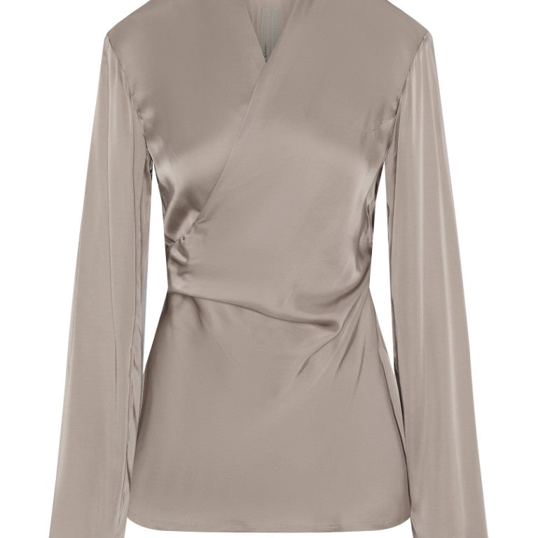 Laura Longsleeve Wrap Top