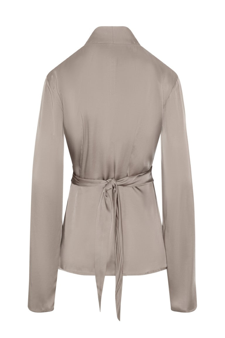 Laura Longsleeve Wrap Top