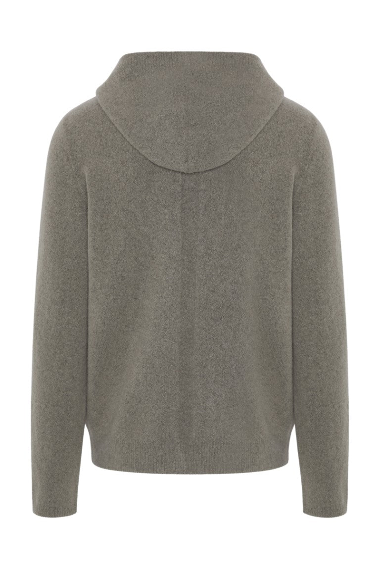 Giacca In Maglia - Zipped Hoodie