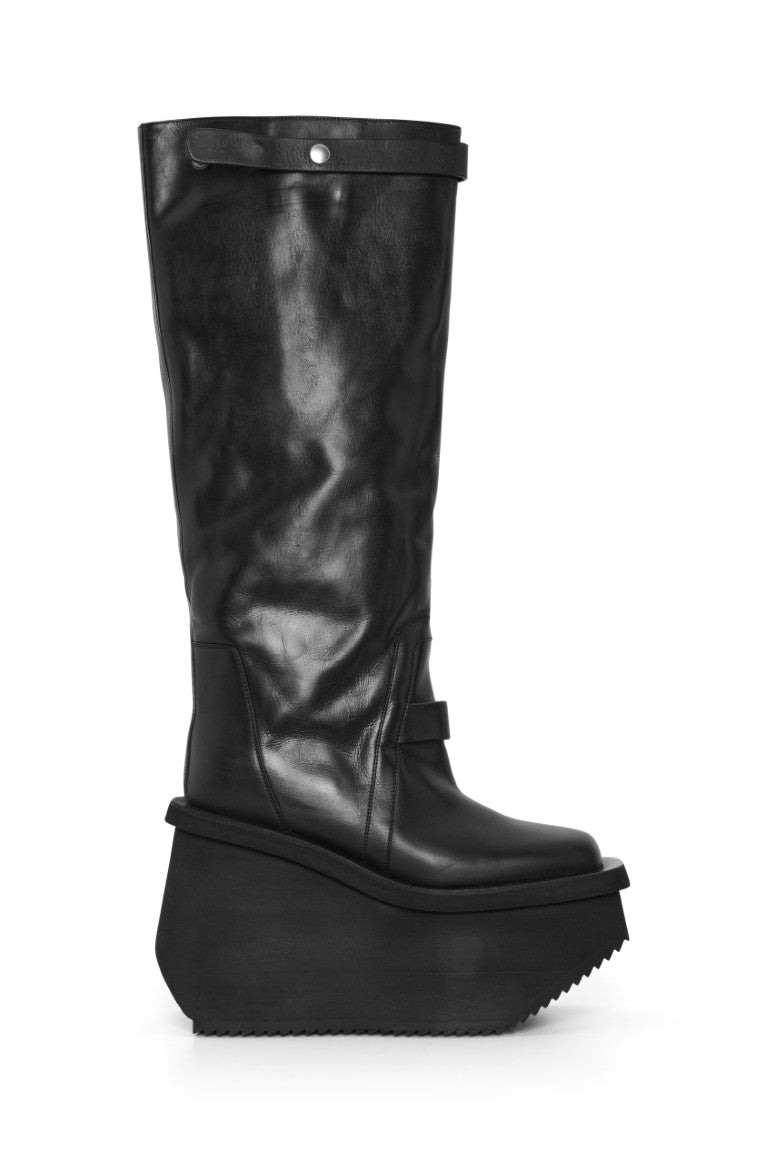 Stivali In Pelle - Factory Knee Pull On Boots