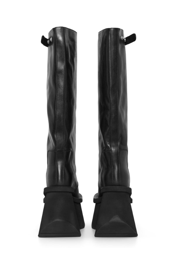 Stivali In Pelle - Factory Knee Pull On Boots