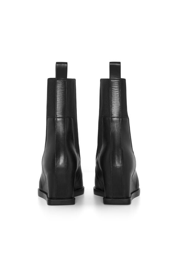 Stivali In Pelle - Sharp Wedge Boots