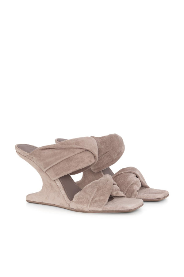 Sandali In Pelle - Twisted Cantilever Sandals