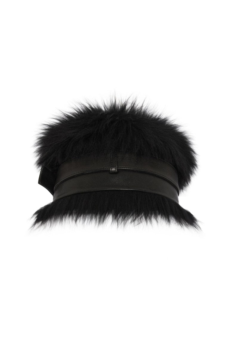 Shearling Collar w/ Adjustable Strap