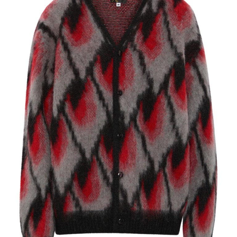 Mohair Cardigan - Abstract