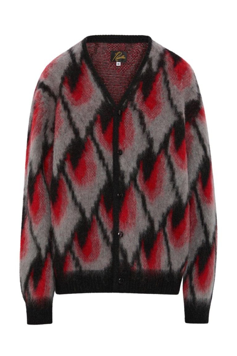 Mohair Cardigan - Abstract