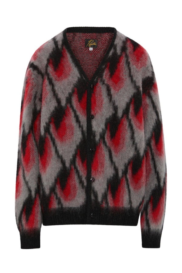 Mohair Cardigan - Abstract