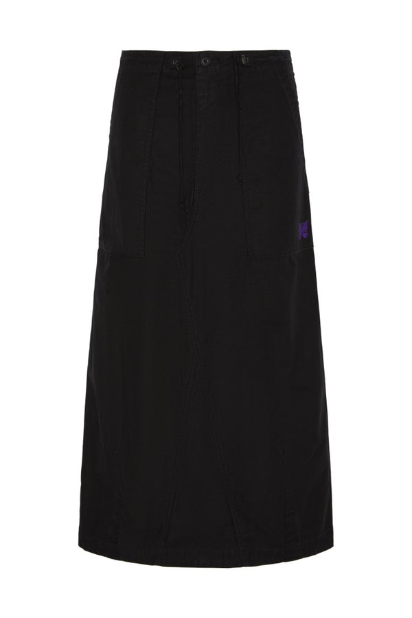 String Fatigue Skirt - Reversed Sateen