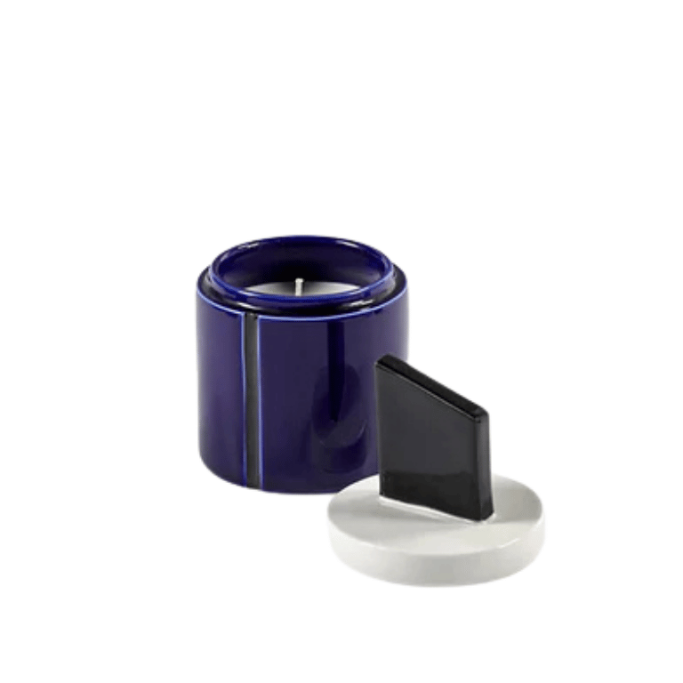 Small Scented Candle Blue - Black Candela 01