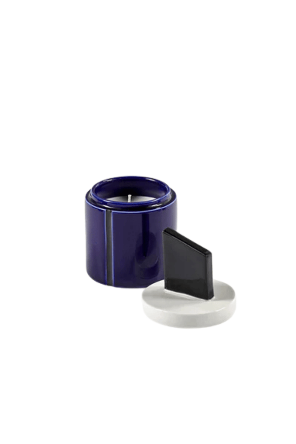 Small Scented Candle Blue - Black Candela 01