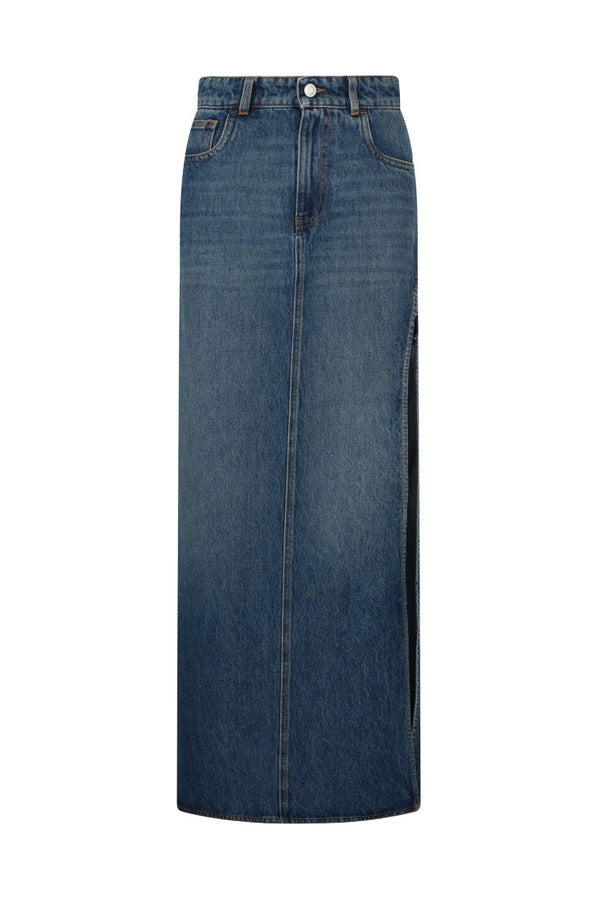 Garter Belt Denim Skirt