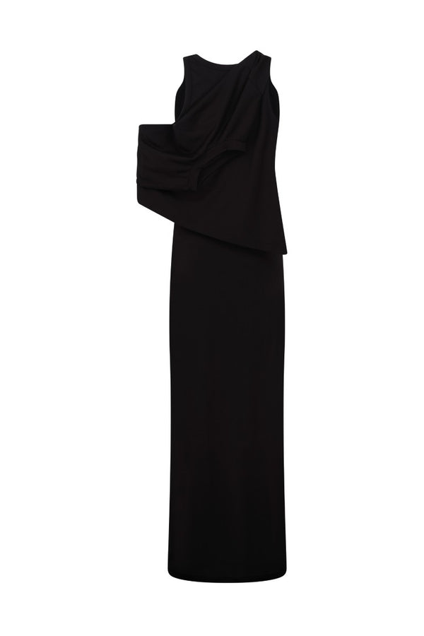 Knotted Jersey Maxi Dress