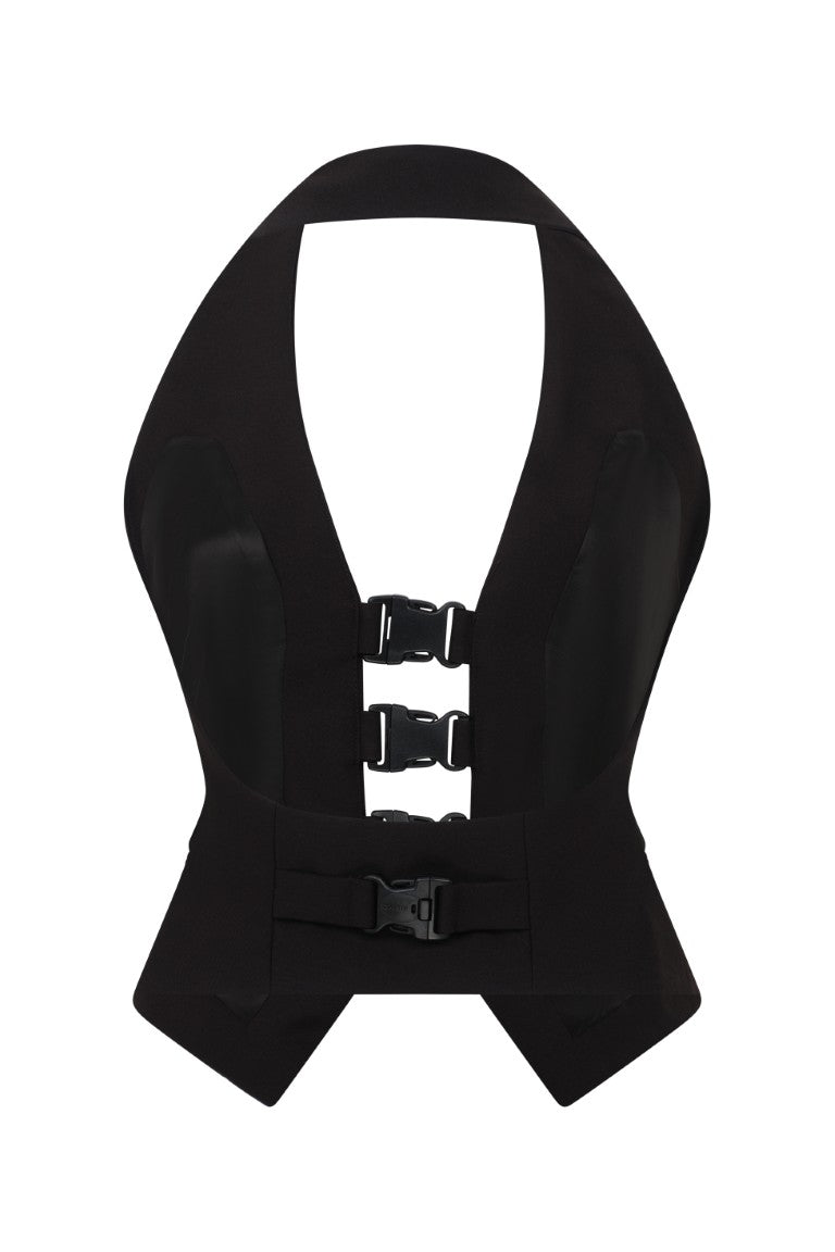 Multi Buckle Waistcoat