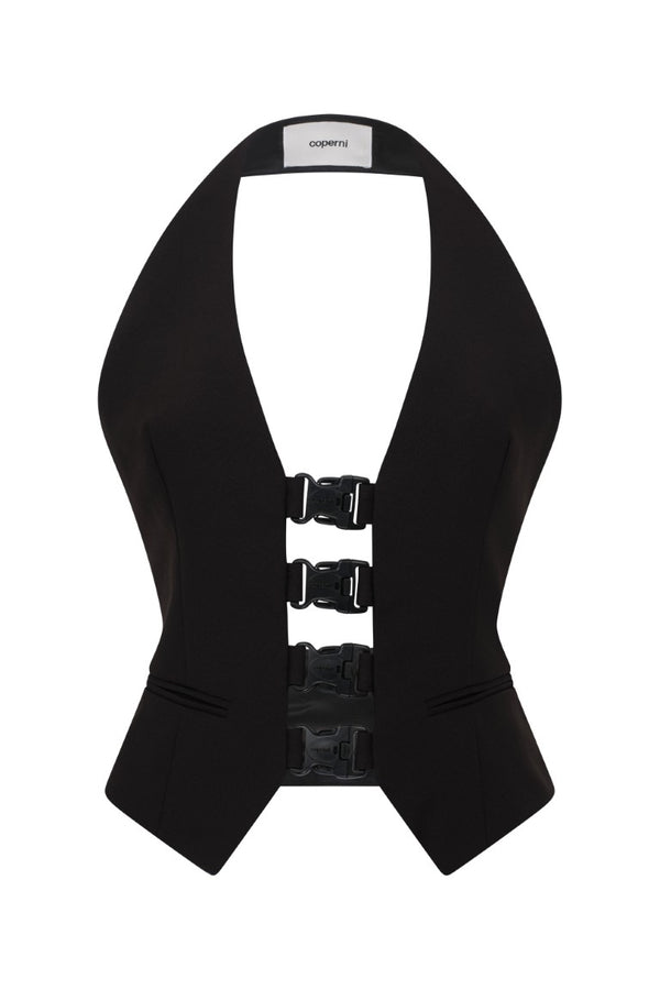 Multi Buckle Waistcoat