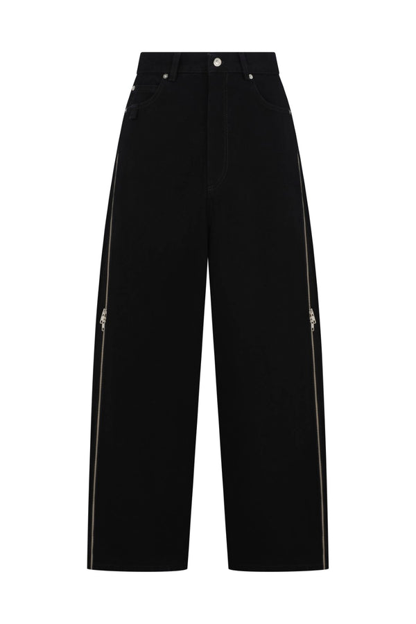 Side Zip Jeans
