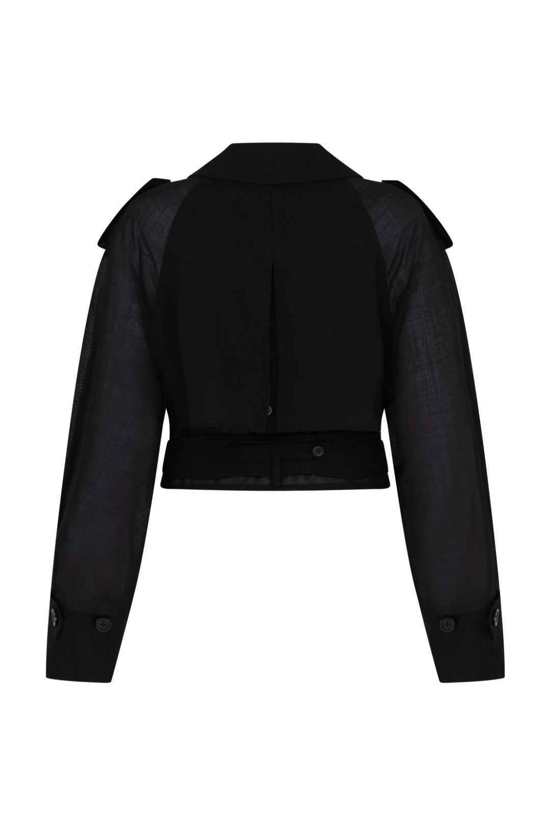 Cropped Trench Jacket