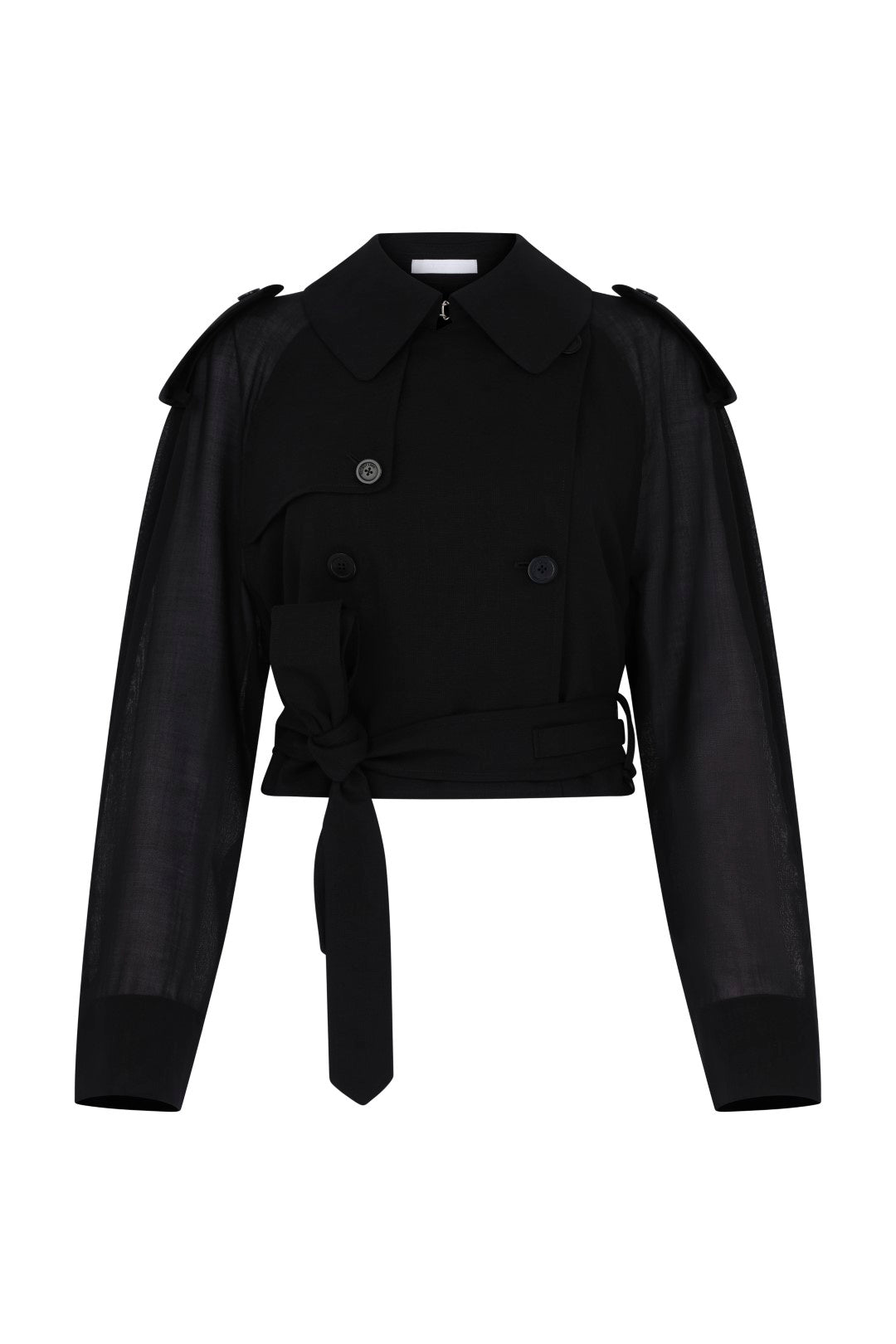 Cropped Trench Jacket
