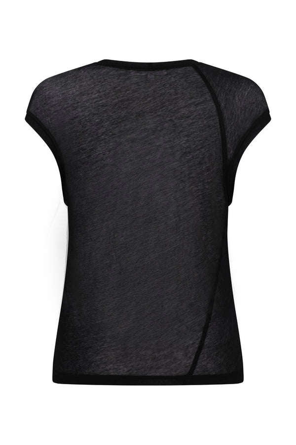 Twisted Crop Crewneck Tee