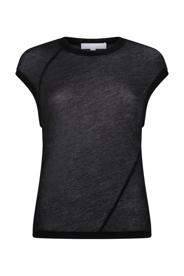Twisted Crop Crewneck Tee