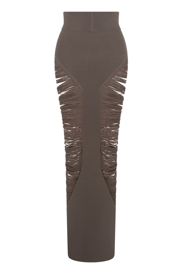Gonna In Maglia Pillar Skirt KGRIDM Dust