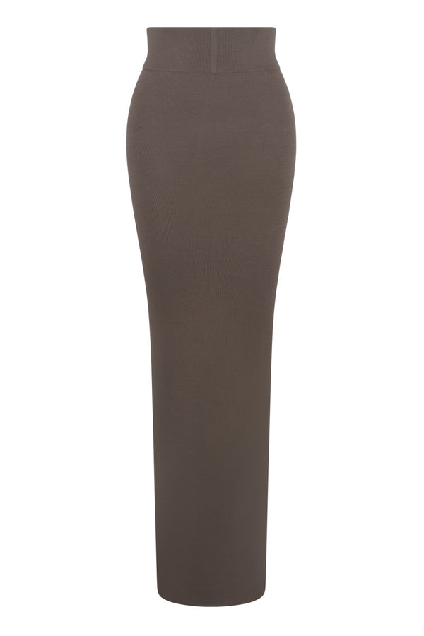 Gonna In Maglia Pillar Skirt M Dust