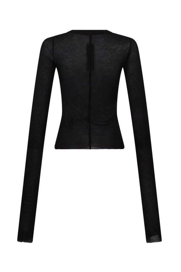 Cropped Rib Longsleeve Tee