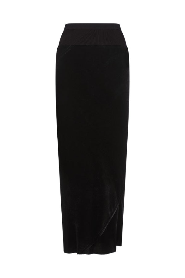 Calf Bias Midi Skirt