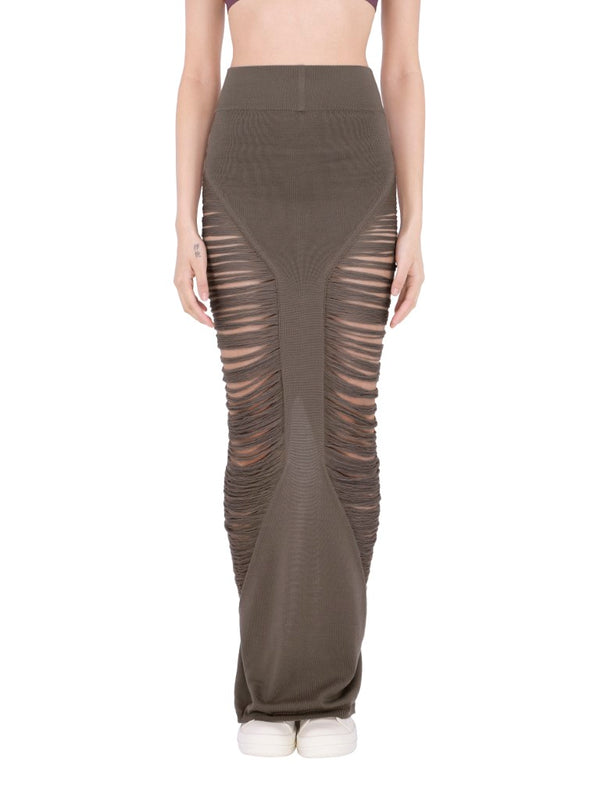 Gonna In Maglia Pillar Skirt KGRIDM Dust
