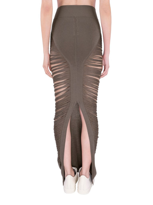 Gonna In Maglia Pillar Skirt KGRIDM Dust