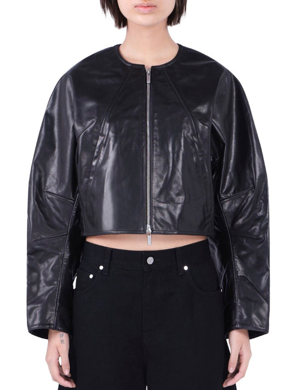 Articulated Leather Jacket