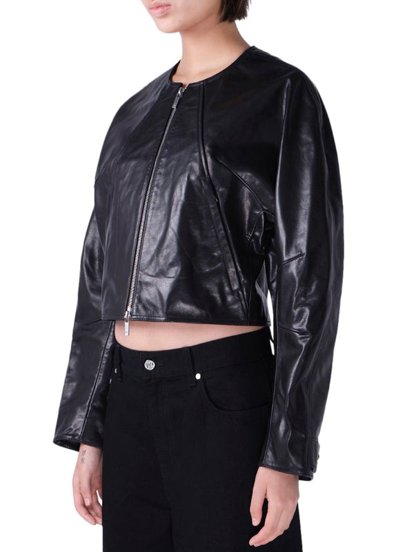 Articulated Leather Jacket