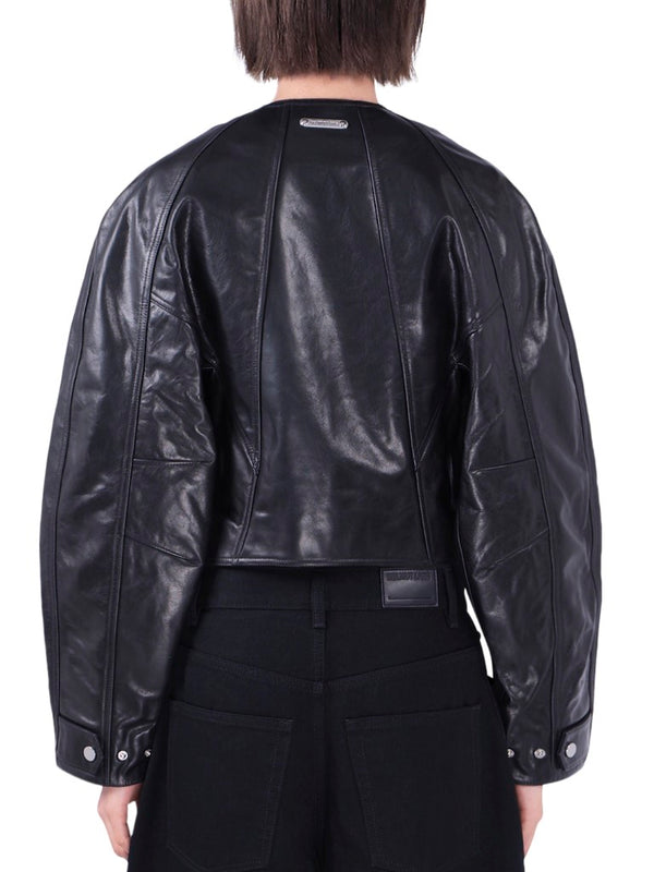 Articulated Leather Jacket