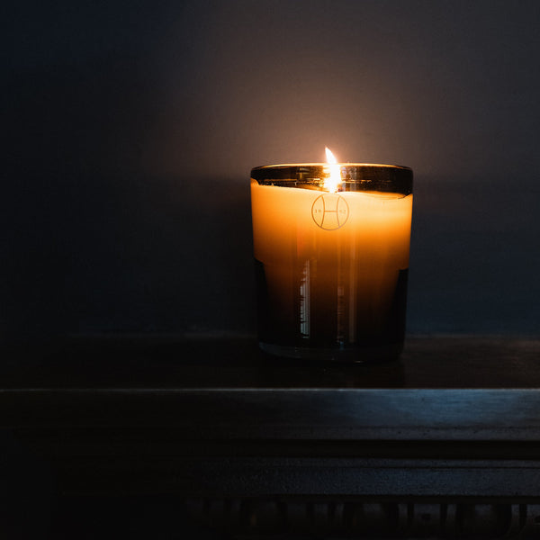Ink Handblown Candle