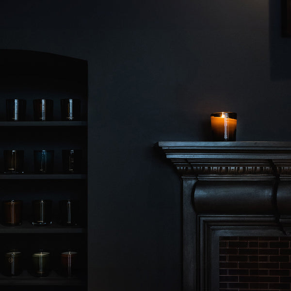Ink Handblown Candle