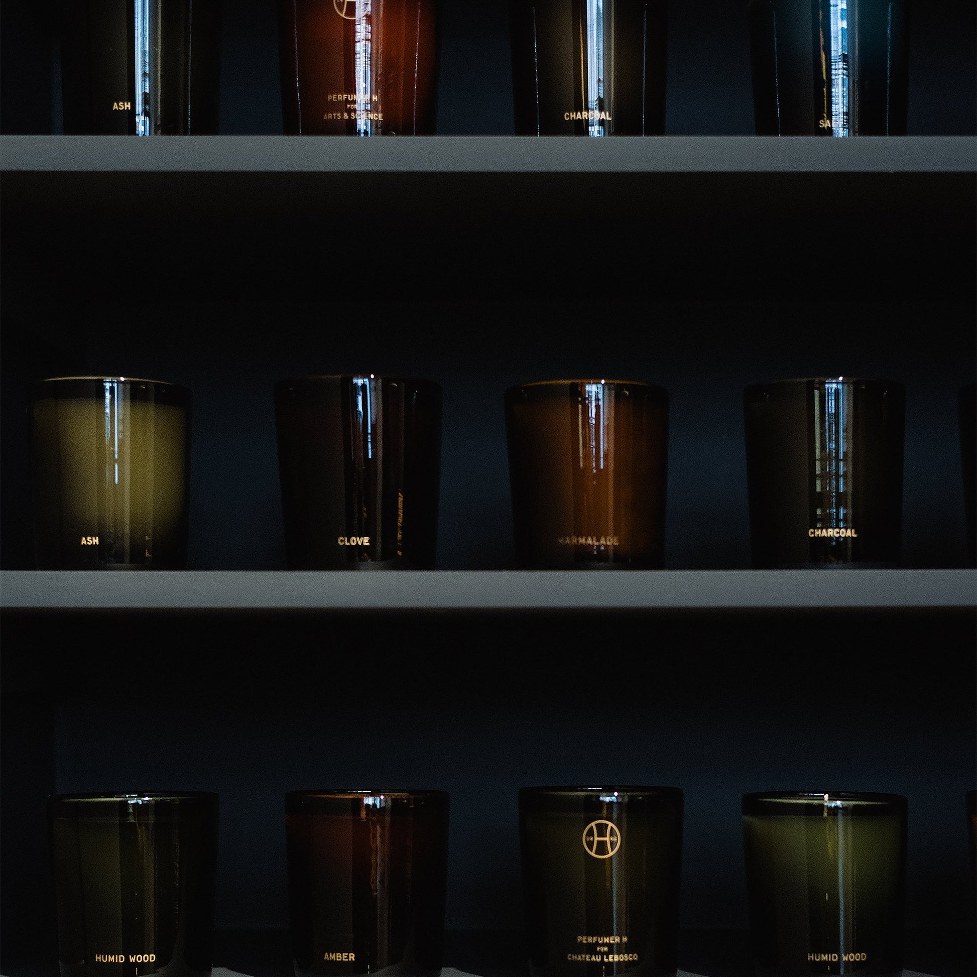 Ink Handblown Candle