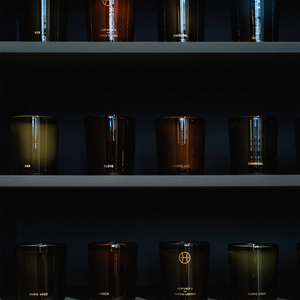 Ink Handblown Candle