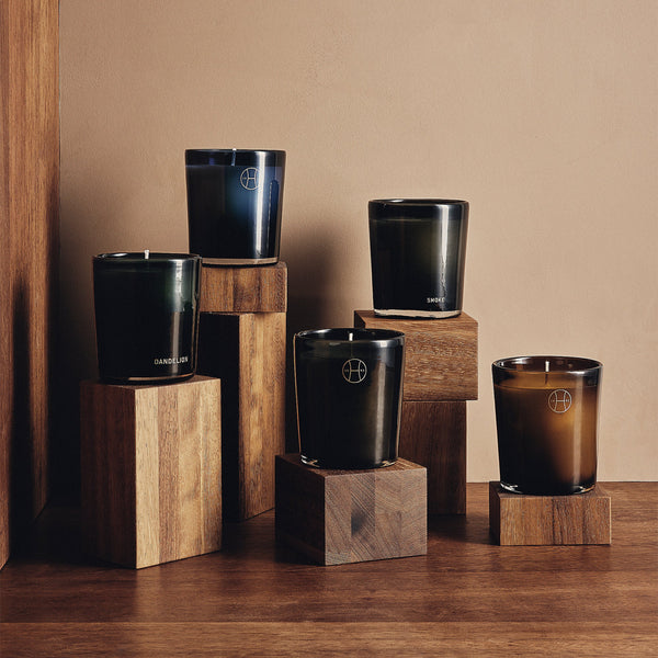Ink Handblown Candle